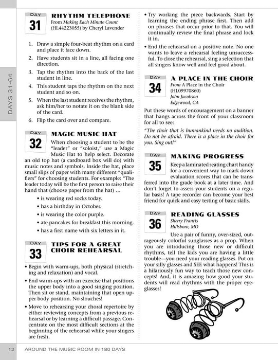 Around the Music Room in 180 Days Teacher Tips and Music Activities to Fill the School Year | 小雅音樂 Hsiaoya Music