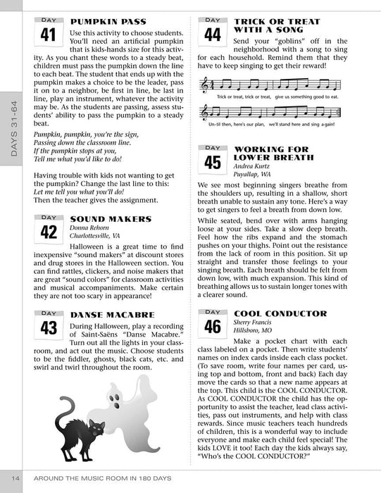 Around the Music Room in 180 Days Teacher Tips and Music Activities to Fill the School Year | 小雅音樂 Hsiaoya Music