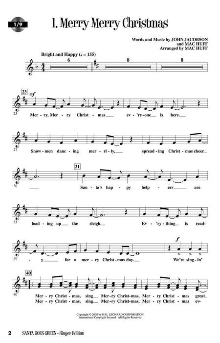 Santa Goes Green Holiday Musical for Young Voices | 小雅音樂 Hsiaoya Music