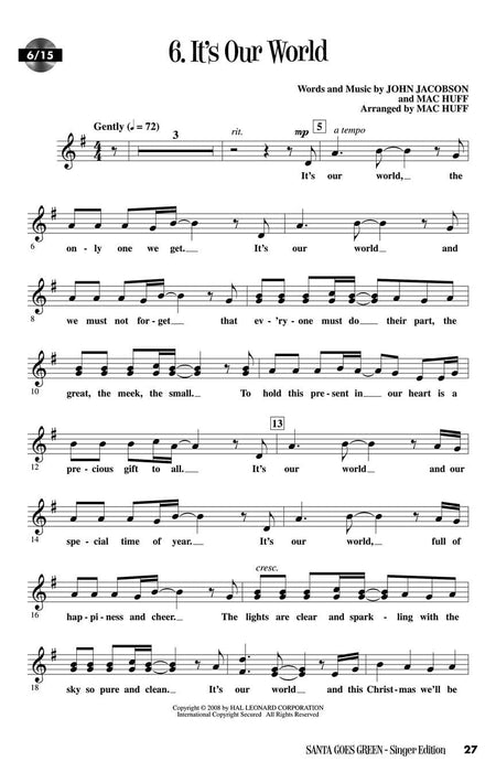 Santa Goes Green Holiday Musical for Young Voices | 小雅音樂 Hsiaoya Music