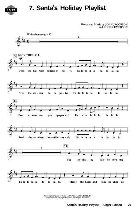 Santa's Holiday Playlist A Musical for Young Voices | 小雅音樂 Hsiaoya Music