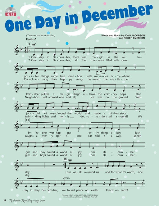 My Marvelous Magical Sleigh A Holiday Musical for Young Voices | 小雅音樂 Hsiaoya Music