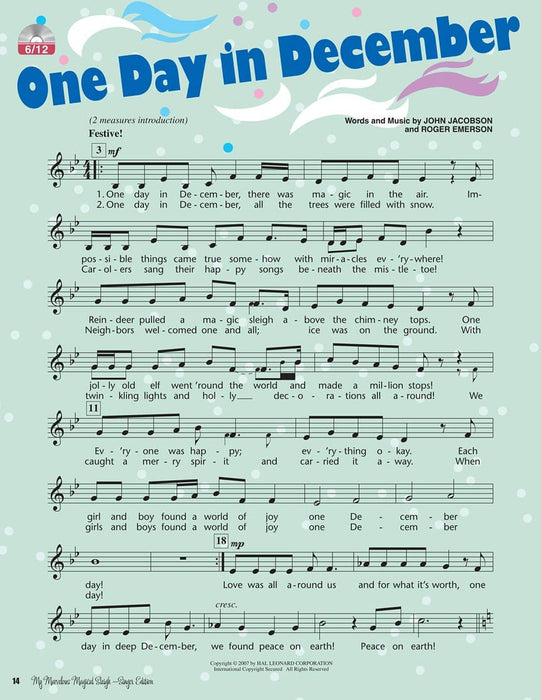 My Marvelous Magical Sleigh A Holiday Musical for Young Voices | 小雅音樂 Hsiaoya Music