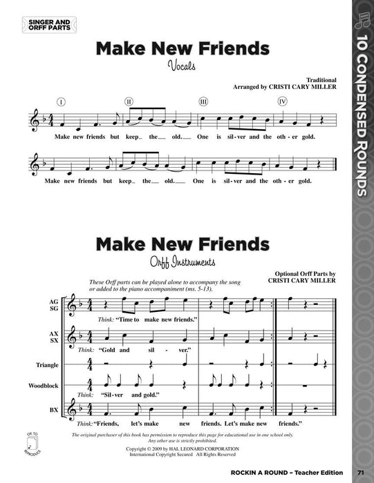 Rockin' a Round Collection of Upbeat Rounds for Classroom and Performance | 小雅音樂 Hsiaoya Music