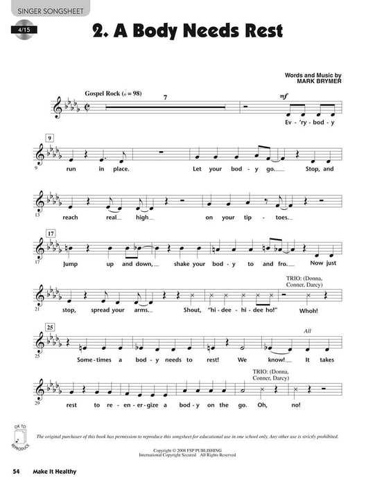 Make It Healthy Musical Revue About Good Choices | 小雅音樂 Hsiaoya Music