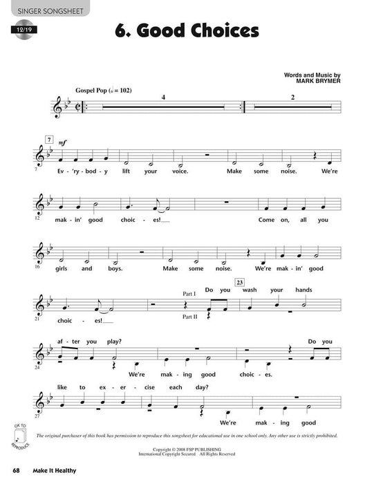 Make It Healthy Musical Revue About Good Choices | 小雅音樂 Hsiaoya Music