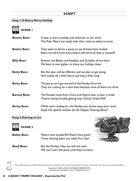 A Bear-y Merry Holiday A Winter Musical for Young Singers | 小雅音樂 Hsiaoya Music