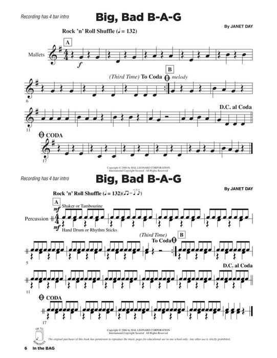In the B-A-G Collection of Songs for Recorder Using the Notes B-A-G, A | 小雅音樂 Hsiaoya Music