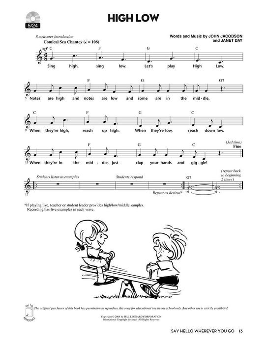 Say Hello Wherever You Go Music Strategies, Songs and Activities for Grades K-2 | 小雅音樂 Hsiaoya Music