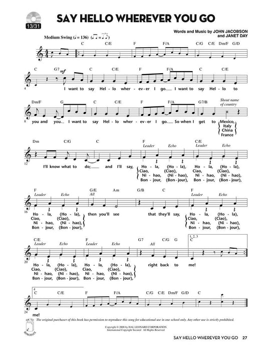 Say Hello Wherever You Go Music Strategies, Songs and Activities for Grades K-2 | 小雅音樂 Hsiaoya Music