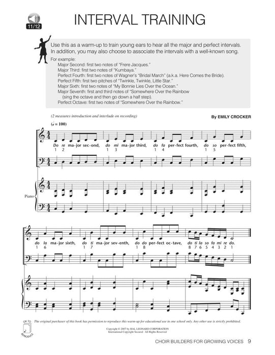 Choir Builders for Growing Voices 18 Vocal Exercises for Warm-Up & Workout 練習曲 | 小雅音樂 Hsiaoya Music