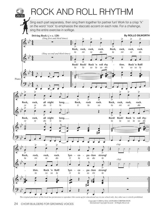 Choir Builders for Growing Voices 18 Vocal Exercises for Warm-Up & Workout 練習曲 | 小雅音樂 Hsiaoya Music