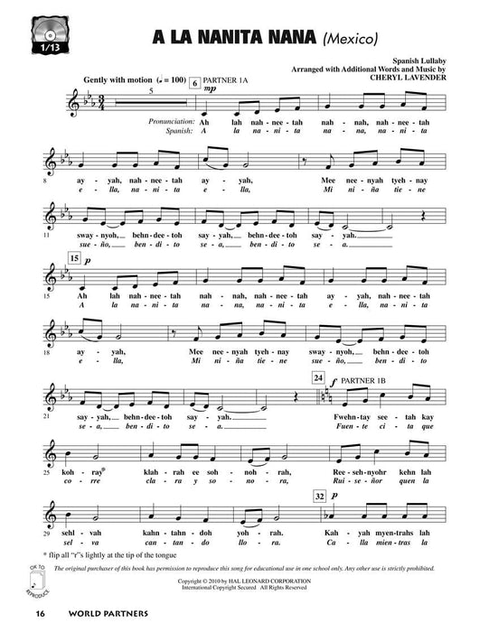 World Partners Multicultural Collection of Partner Songs and Canons 卡農曲 | 小雅音樂 Hsiaoya Music