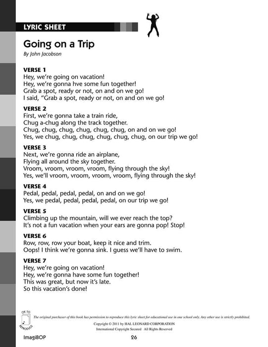 ImagiBOP Creative Movement and Songs for Grades K-2 樂章 | 小雅音樂 Hsiaoya Music