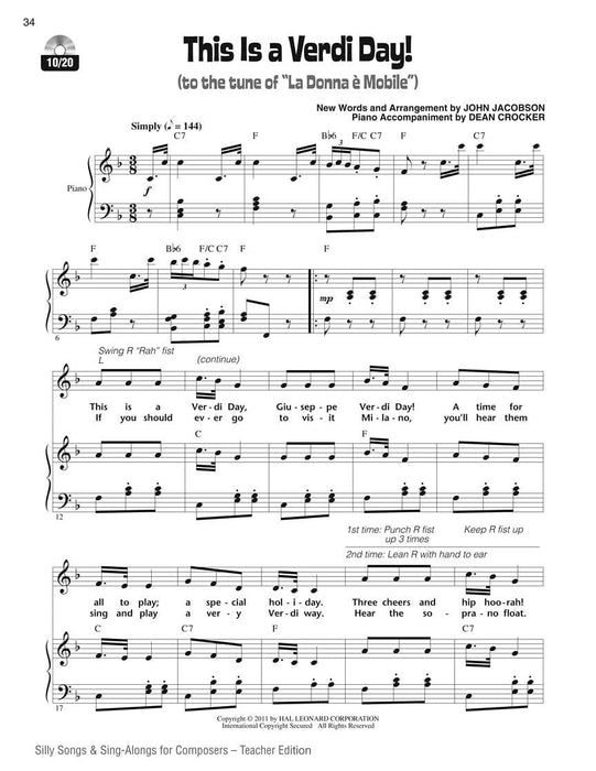 Silly Songs & Sing-Alongs for Composers New Lyrics to Old Favorites | 小雅音樂 Hsiaoya Music