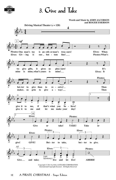 A Pirate Christmas Holiday Musical for Young Voices | 小雅音樂 Hsiaoya Music