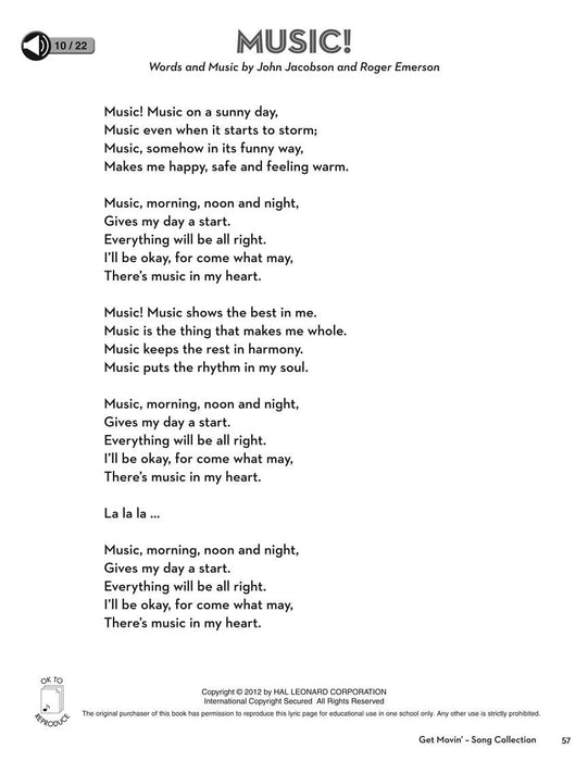 Get Movin' Seasonal Movement and Activity Songs for Grades K-3 樂章 | 小雅音樂 Hsiaoya Music