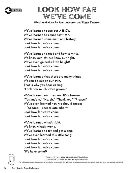 Get Movin' Seasonal Movement and Activity Songs for Grades K-3 樂章 | 小雅音樂 Hsiaoya Music