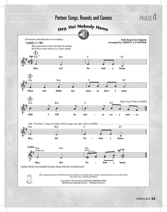 ROUND the World Teaching Harmony with Multicultural Rounds and Canons 和聲 卡農曲 | 小雅音樂 Hsiaoya Music