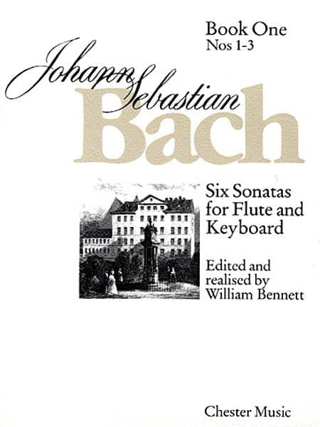 6 Sonatas for Flute and Keyboard Book One (Nos. 1-3) 巴赫‧約翰瑟巴斯提安 鍵盤樂器 奏鳴曲 長笛(含鋼琴伴奏) | 小雅音樂 Hsiaoya Music