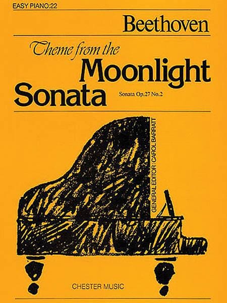 Theme from The Moonlight Sonata Easy Piano No. 22 貝多芬 主題 奏鳴曲鋼琴 鋼琴 | 小雅音樂 Hsiaoya Music