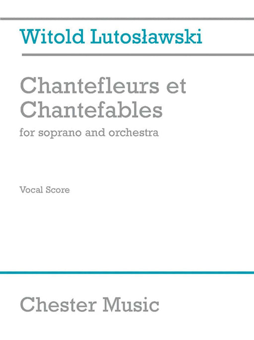 Chantefleurs et Chantefables Soprano and Piano 鋼琴 聲樂 | 小雅音樂 Hsiaoya Music