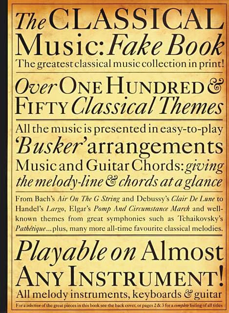 The Classical Music Fake Book 古典 費克 | 小雅音樂 Hsiaoya Music