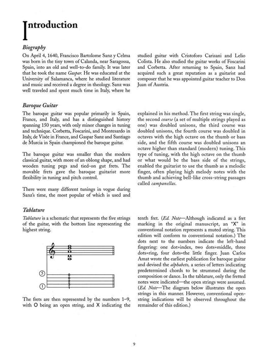 The Complete Works of Gaspar Sanz - Volumes 1 & 2 | 小雅音樂 Hsiaoya Music