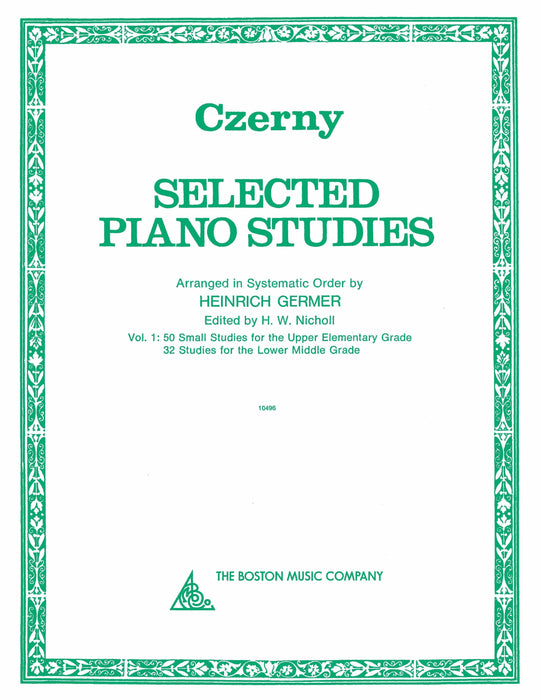 Selected Piano Studies - Volume 1 徹爾尼 鋼琴 | 小雅音樂 Hsiaoya Music