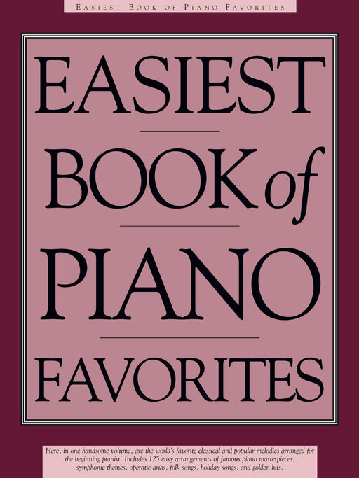 Easiest Book of Piano Favorites The Library of Series 鋼琴 | 小雅音樂 Hsiaoya Music