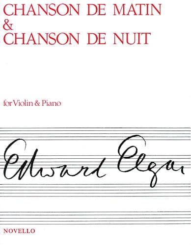 Chanson de Matin and Chanson de Nuit for Violin and Piano 艾爾加 小提琴 鋼琴 小提琴(含鋼琴伴奏) | 小雅音樂 Hsiaoya Music