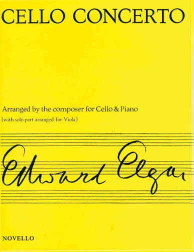 Concerto for Cello Op. 85 Arranged for Viola & Piano 艾爾加 協奏曲大提琴 中提琴 鋼琴 中提琴(含鋼琴伴奏) | 小雅音樂 Hsiaoya Music
