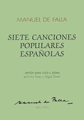 7 Canciones Populares Espanolas for Viola and Piano 法雅 中提琴 鋼琴 | 小雅音樂 Hsiaoya Music