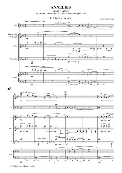 Annelies Orchestra Version Full Score 管弦樂團大總譜 | 小雅音樂 Hsiaoya Music