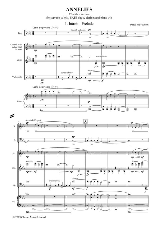 Annelies Orchestra Version Full Score 管弦樂團大總譜 | 小雅音樂 Hsiaoya Music