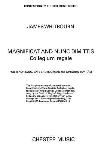 Magnificat and Nunc Dimittis Collegium Regale SATB and Percussion Vocal Score 聲樂總譜 擊樂器 | 小雅音樂 Hsiaoya Music