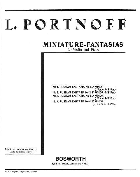 Russian Fantasia No. 2 in D Minor for Violin and Piano 幻想曲 小提琴(含鋼琴伴奏) | 小雅音樂 Hsiaoya Music