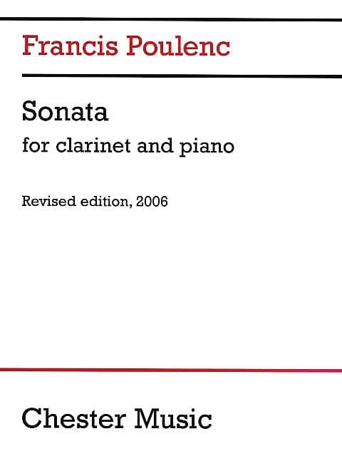 Sonata for Clarinet and Piano Revised Edition, 2006 奏鳴曲 鋼琴 豎笛 | 小雅音樂 Hsiaoya Music