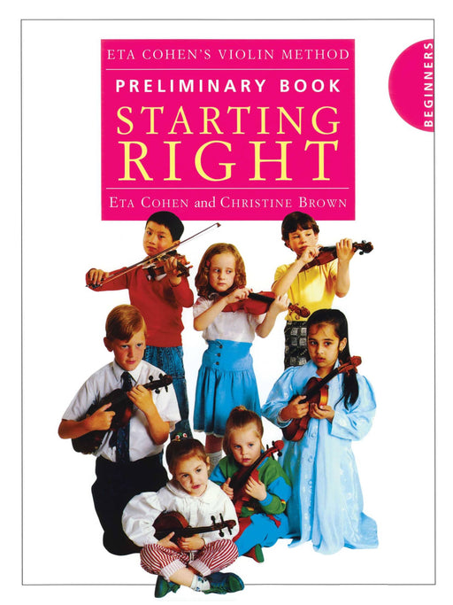 Eta Cohen's Violin Method - Preliminary Book Starting Right 小提琴 小提琴 | 小雅音樂 Hsiaoya Music