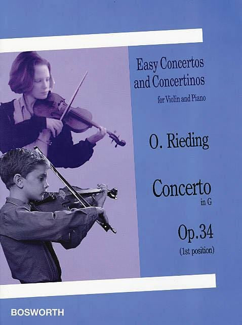 Concerto in G, Op. 34 Easy Concertos and Concertinos Series for Violin and Piano 小協奏曲 小提琴(含鋼琴伴奏) | 小雅音樂 Hsiaoya Music