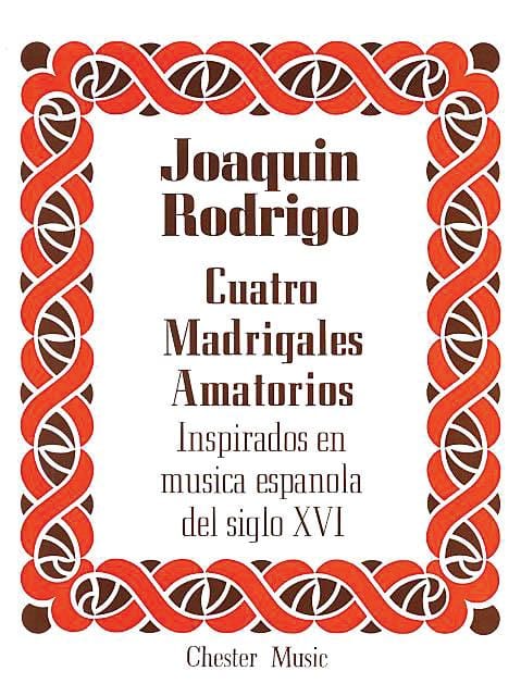 Cuatro Madrigales Amatorios High Voice and Piano 羅德利哥 高音 鋼琴 | 小雅音樂 Hsiaoya Music