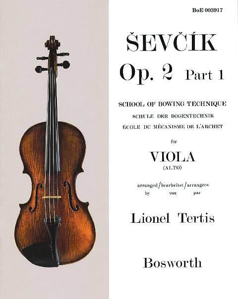 Sevcik for Viola - Opus 2, Part 1 School of Bowing Technique 中提琴 | 小雅音樂 Hsiaoya Music