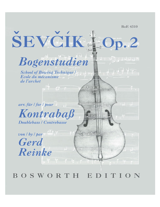 Sevcik School of Bowing Technique, Op. 2 - Double Bass (Schule der Bogenstudien) | 小雅音樂 Hsiaoya Music