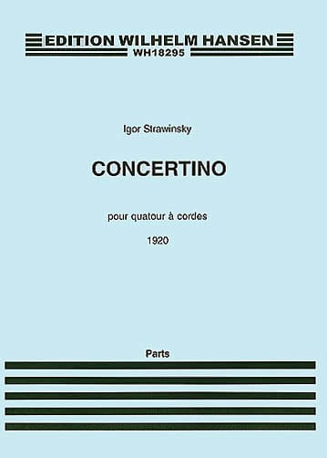 Concertino (1920) for String Quartet 斯特拉溫斯基‧伊果 小協奏曲 弦樂四重奏 | 小雅音樂 Hsiaoya Music
