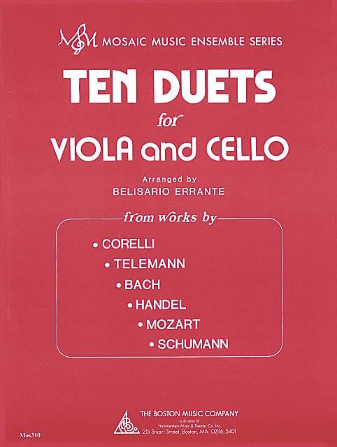 Ten Duets for Viola and Cello Mosaic Music Ensemble Series 中提琴 大提琴 二重奏 弦樂二重奏 | 小雅音樂 Hsiaoya Music