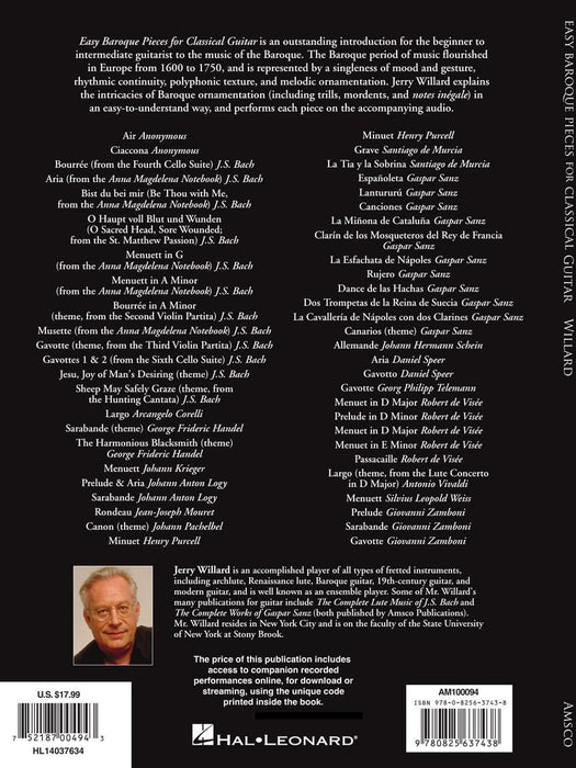 Easy Baroque Pieces for Classical Guitar 巴洛克小品 古典吉他 | 小雅音樂 Hsiaoya Music