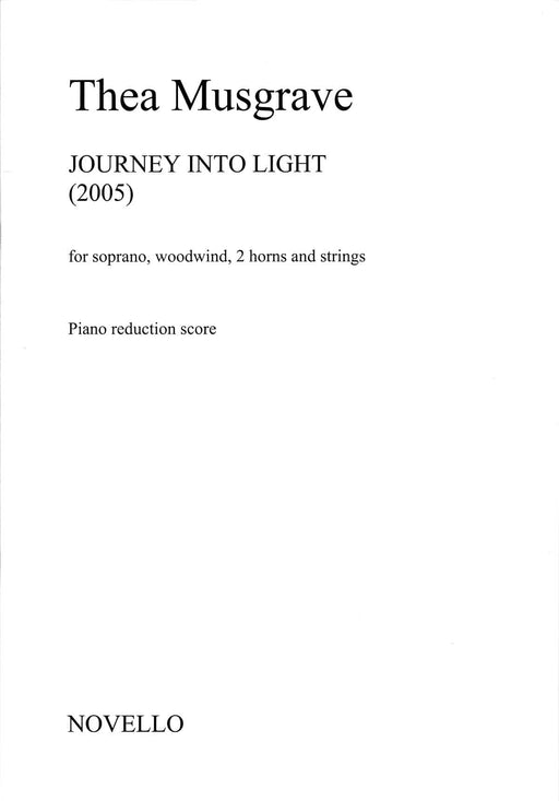 Journey into Light Soprano, Woodwind, 2 Horns, and Strings Soprano and Piano Reduction 木管樂器 弦樂器 鋼琴 法國號弦樂 聲樂 | 小雅音樂 Hsiaoya Music