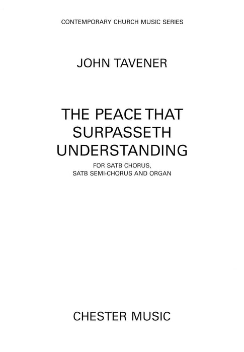 The Peace That Surpasseth Understanding For Satb Chorussatb Semi-chorus And Organ 合唱 合唱 管風琴 | 小雅音樂 Hsiaoya Music