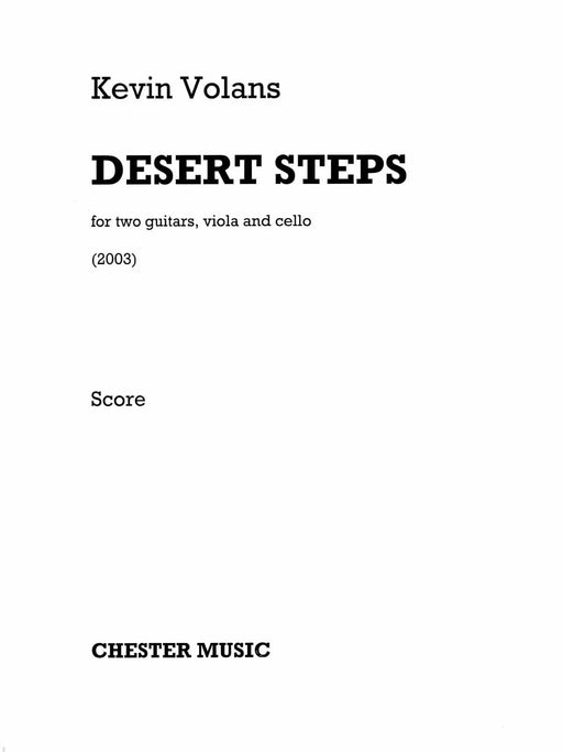 Desert Steps Two Guitars, Viola, and Cello Study Score 中提琴 大提琴 吉他 弦樂二重奏 | 小雅音樂 Hsiaoya Music