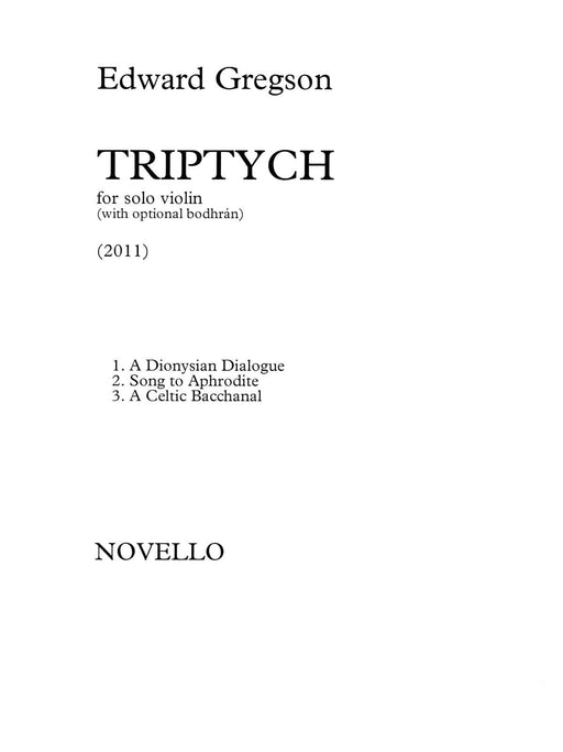 Triptych Solo Violin (with optional bodhrán) 小提琴 鼓 | 小雅音樂 Hsiaoya Music